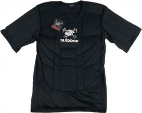 img 4 attached to Stay Protected And Comfortable On The Field With Maddog Sports Pro Padded Chest Protector