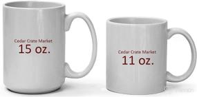 img 1 attached to 🎁 15-Ounce Funny Coffee Mug: Start the Day Off Right with a Sarcastic Gag Gift! Ideal for Him or Her, Friends, Adult Humor Enthusiasts. Ceramic White Cup for a Hilarious Good Morning.