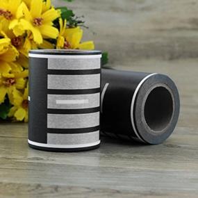 img 2 attached to Get Your Party Racing With Piokio Black Road Track Tape - Perfect Decoration For Kids Birthday Parties And Racing Events (1 Roll)!