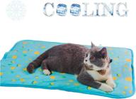 🐾 seis dog ice pad – ice silk cooling mat for cats and dogs - summer cool bamboo kennel mat - highly breathable pet cooling pad logo