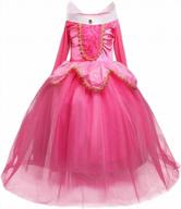 sleeping beauty princess party dress for girls ages 3-10 by dreamhigh логотип