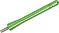 antennamastsrus - made in usa - 4 inch green aluminum fender antenna is compatible with hummer h2 (2003-2009) logo