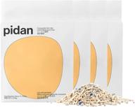 🐈 pidan mix cat litter: flushable tofu litter with bentonite absorbent and fast drying features logo