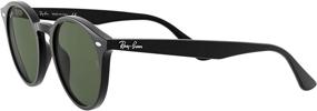 img 2 attached to Ray Ban Injected Sunglass Round Black