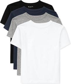 img 4 attached to Childrens Place Sleeve Layering T Shirt Boys' Clothing ~ Tops, Tees & Shirts