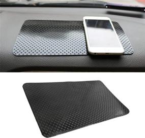 img 4 attached to BLAU GRUN Car Dashboard Anti-Slip Rubber Pad