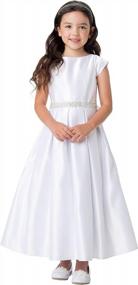 img 4 attached to IGirlDress Flower Girl First Communion Pageant Wedding Birthday Dress