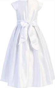img 2 attached to IGirlDress Flower Girl First Communion Pageant Wedding Birthday Dress