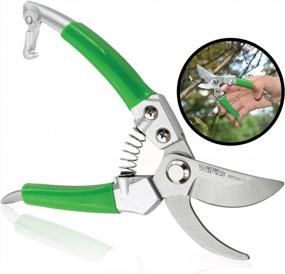 img 4 attached to Trim With Ease: WilFiks 8" Heavy Duty Garden Pruning Shears For Effortless Branch, Stem And Tree Cutting