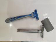 img 1 attached to Classic Chrome Double Edge Safety Razor - Optimized for Your Shaving Experience review by Stanislaw Mirzalek ᠌