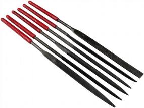 img 2 attached to 6Pc 4"/100Mm Needle File Set - HTS 101F0 For Effective Searching