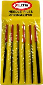 img 1 attached to 6Pc 4"/100Mm Needle File Set - HTS 101F0 For Effective Searching