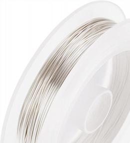 img 3 attached to 24-Gauge Tarnish Resistant Silver Coil Wire - 98Ft/33Yds By BENECREAT