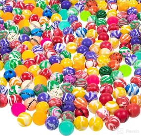 img 4 attached to 200 Pack Assorted Bouncing Carnival 1 25 Inch