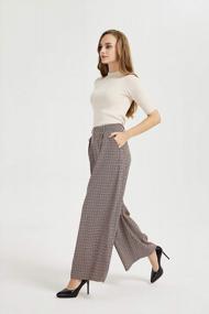 img 1 attached to Women'S High Waist Casual Wide Leg Palazzo Pants | Tronjori Regular Sizes