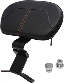 img 4 attached to 🏍️ H RUO Motorcycle Front Driver Backrest Pad for Harley Touring CVO Street Glide Road King Road Glide Electra Glide (2009-2022)