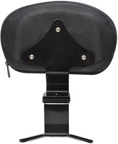 img 2 attached to 🏍️ H RUO Motorcycle Front Driver Backrest Pad for Harley Touring CVO Street Glide Road King Road Glide Electra Glide (2009-2022)