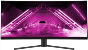 img 4 attached to Monoprice Curved Ultrawide Gaming Monitor 34", 165Hz, Adaptive Sync, ‎142772