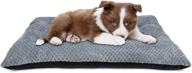 🐾 invenho ultra soft large dog bed crate pad mat - washable pet beds for large, medium, and small dogs & cats logo