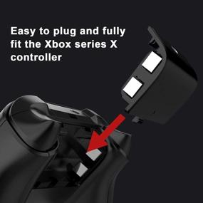 img 3 attached to Аккумуляторная батарея для геймпада Xbox Series XS — емкость 850 мАч, проводной зарядный кабель, светодиодный индикатор — совместима с геймпадом Series XS — комплект для зарядки NBCP (1 шт.)