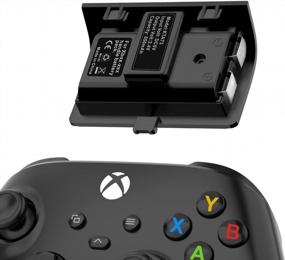 img 4 attached to Аккумуляторная батарея для геймпада Xbox Series XS — емкость 850 мАч, проводной зарядный кабель, светодиодный индикатор — совместима с геймпадом Series XS — комплект для зарядки NBCP (1 шт.)