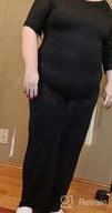 картинка 1 прикреплена к отзыву IyMoo Women'S Plus Size Wide Leg Slanted One Shoulder Belted Straight Jumpsuits Playsuits от Jack Boldt