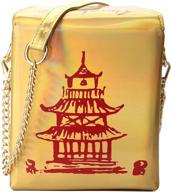 qiming crossbody shoulder chinese takeout women's handbags & wallets ~ totes logo