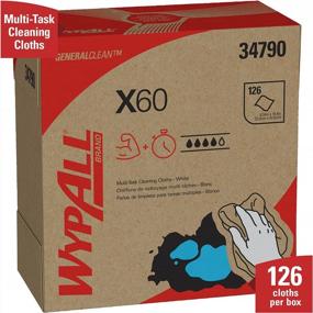 img 2 attached to Efficient Cleaning With Wypall 34790CT X60 Cloths In POP-UP Box - 126 Cloths Per Box