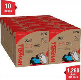 img 3 attached to Efficient Cleaning With Wypall 34790CT X60 Cloths In POP-UP Box - 126 Cloths Per Box