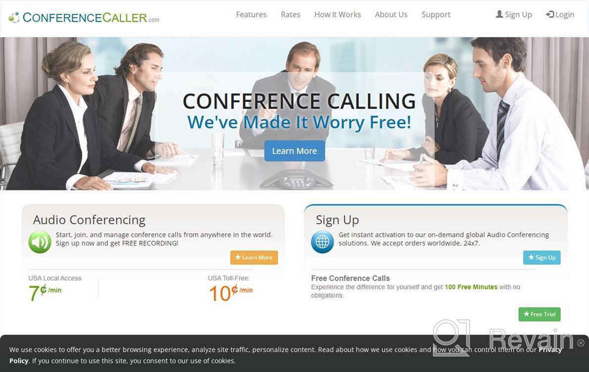 img 1 attached to ConferenceCaller.com review by Paul Lewis