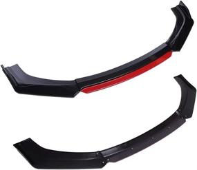 img 2 attached to KEEPDSGN Universal Front Bumper Lip Protector For Car Splitter Spoiler Body Kits (Carbon Fibre