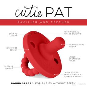 img 3 attached to Ryan Rose Cutie Pacifier Teether Baby Care -- Pacifiers, Teethers & Teething Relief