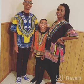 img 5 attached to Add Vibrant Style to Your Boy's Wardrobe with RaanPahMuang's Dashiki Tassel Tops, Tees & Shirts - Featuring Pockets & an Array of Colors!