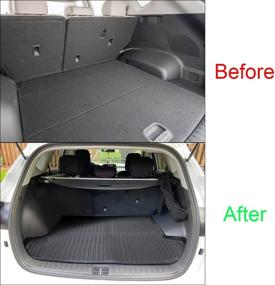 img 1 attached to 🚘 Hyundai Tucson All Weather Trunk Mat, 3D Cargo Liner Rear Trunk Floor Mat | Compatible with Hyundai Tucson 2021 2022 - TripleAliner