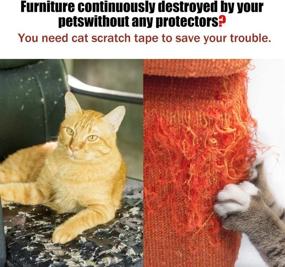 img 2 attached to Protect Your Furniture with Petslucent Cat Scratch Couch Protector Tape (4''x30Yard)