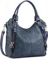 plambag women tote bag handbags hobo shoulder faux leather purse shopping bags logo