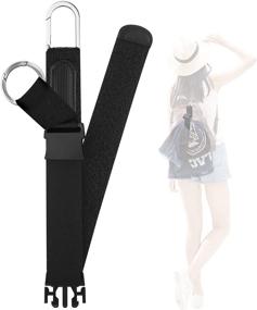 img 4 attached to Elastic Velcro Jacket Gripper Accessories Travel Accessories and Luggage Straps