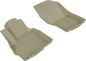 img 4 attached to 3D MAXpider Custom Fit Kagu Floor Mat (TAN) For 2011-2020 Mitsubishi Outlander - 1ST Row