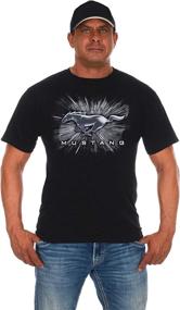 img 4 attached to Mustang Sleeve T Shirt Silver Design Automotive Enthusiast Merchandise