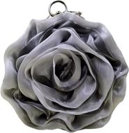 🌸 mily womens evening flower wristlet - stylish handbags, wallets & wristlets for women logo