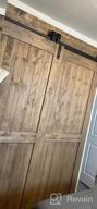 img 1 attached to DIY Sliding Barn Wood Door Kit - Pre-Drilled And Ready To Assemble - Natural Solid Spruce Wood - Interior Single Door - Fit 4FT Rail review by Mike Martz