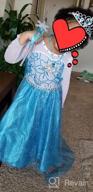 img 1 attached to Little Girls Snow Princess Fancy Dress Queen Costume - ReliBeauty Blue review by John Maskirta