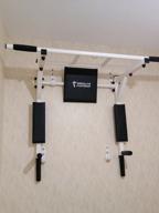 img 1 attached to Horizontal bar, parallel bars Absolute Champion Athlete 98 cm black 9.6 kg review by Adam Woods ᠌