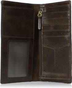 img 1 attached to Fossil Men's Execufold Wallet Neel Brown: Sleek and Sophisticated Organization
