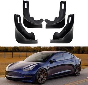 img 4 attached to Mud Flaps Splash Guards Accessories Exterior Accessories