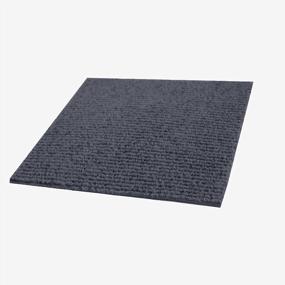 img 2 attached to 20 упаковок самоклеящейся ковровой плитки Ocean Blue для защиты пола в подвале, классе и на выставке - IncStores толщиной 1/4 дюйма, берберский