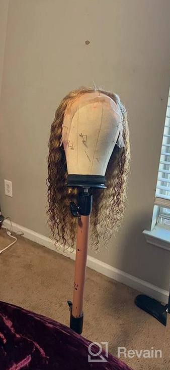 img 1 attached to Get Ready To Slay With BLY 13X4 Loose Deep Wave Frontal Wig - 18 Inches, Pre-Plucked, 150% Density, Natural Black, Glueless And Baby Hair For Black Women review by Vanessa Jones