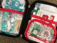 img 1 attached to 170 Piece First Aid Kit - Hard Case & Lightweight, Emergency Supplies For Travel, Home, Office & Outdoors review by Jerome Brooks