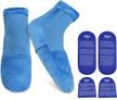cooling socks for foot pain relief - hilph cold therapy socks for women & men, ideal for chemotherapy neuropathy, plantar fasciitis, edema, heel spur, post partum foot - m size logo