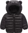 baby boys girls winter coats hoods light puffer down jacket outwear logo